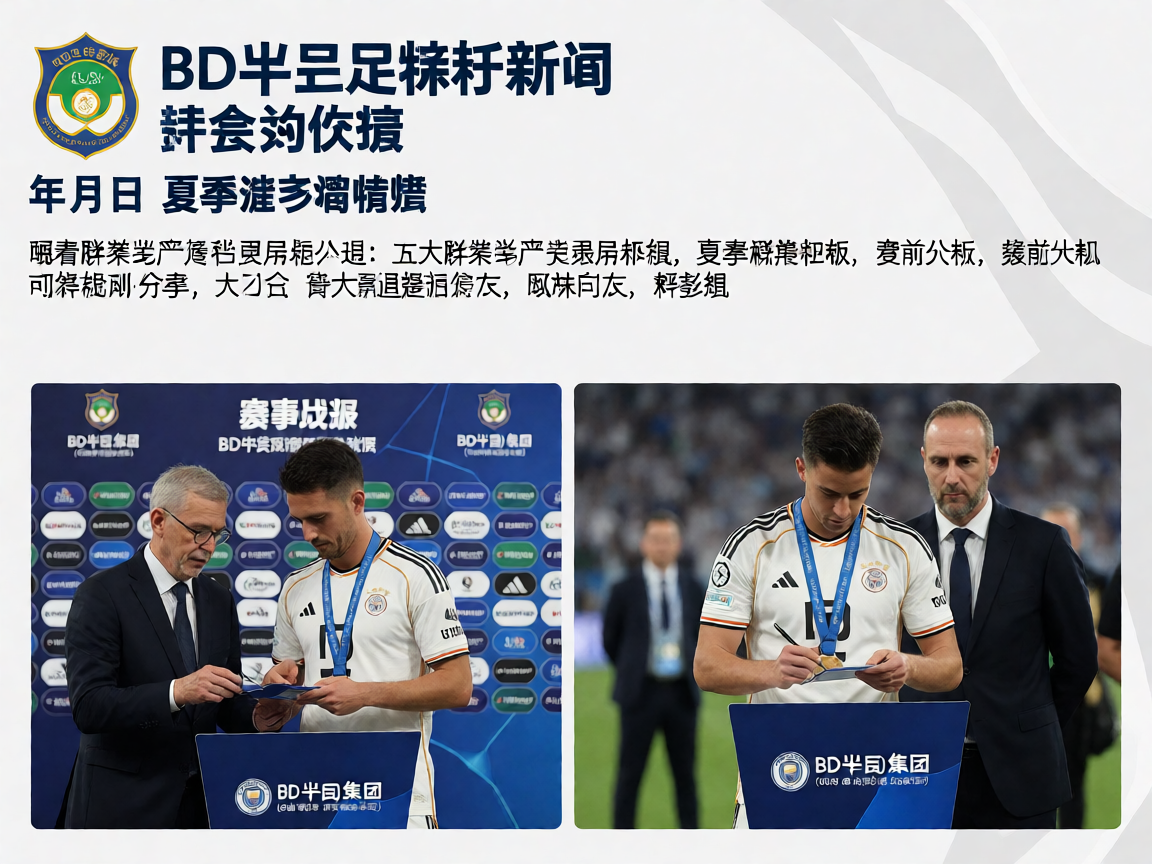 BD半岛足球转会新闻，球员签约仪式现场